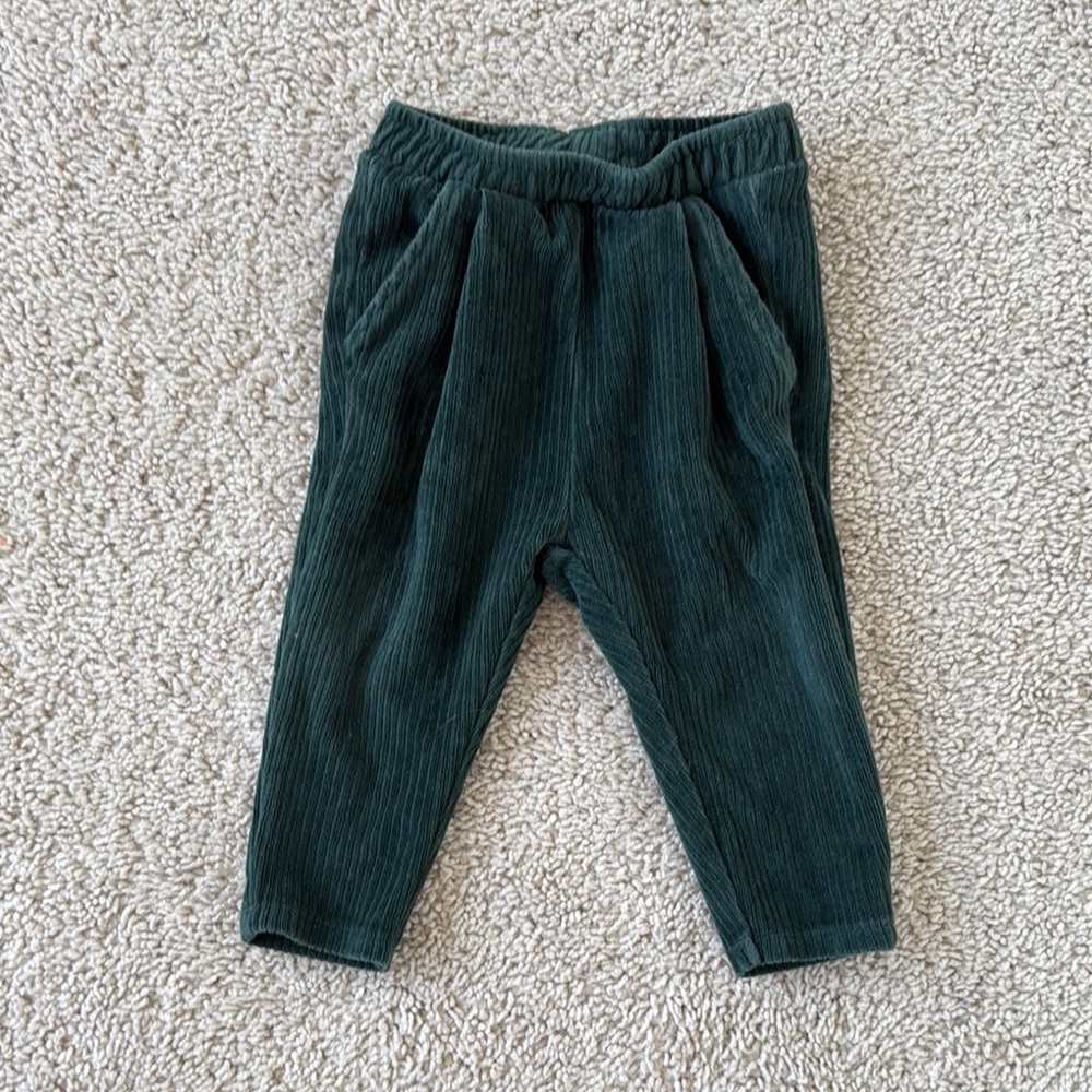 Zara Kids Corduroy Pants - Dark Green